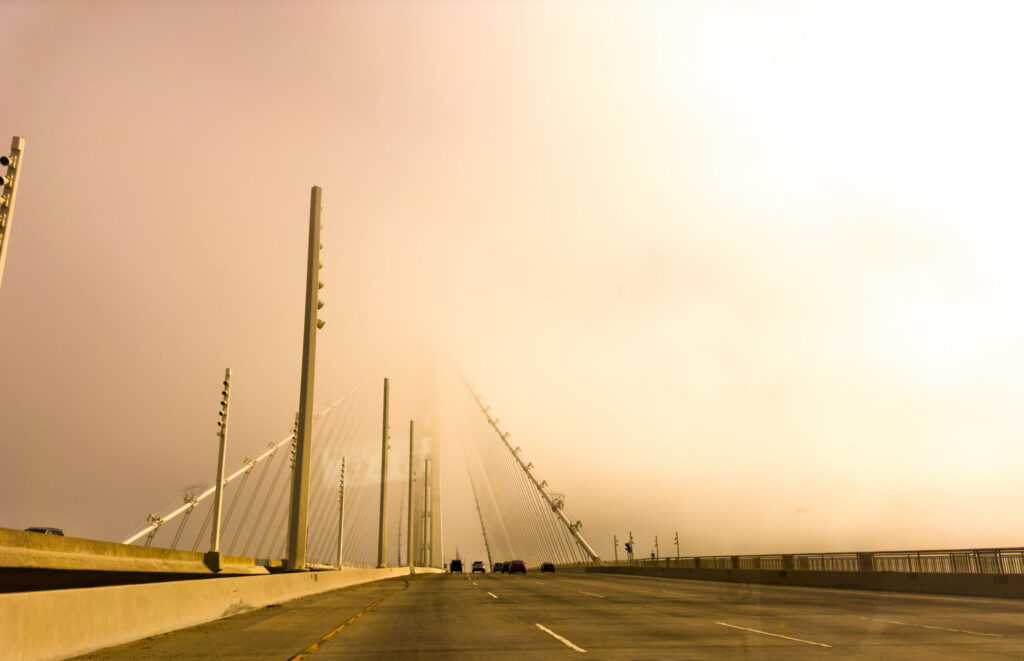 Fog over San Francisco – Oakland Bay Bridge (2024)