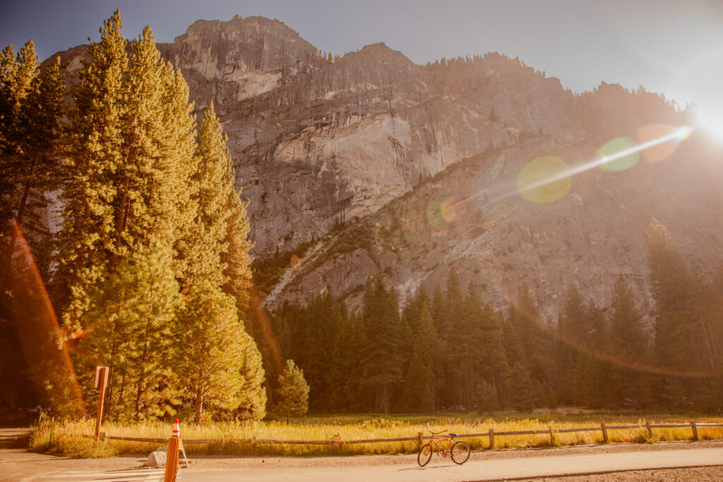 Bike in Yosemite Valley near Sunset (2024)