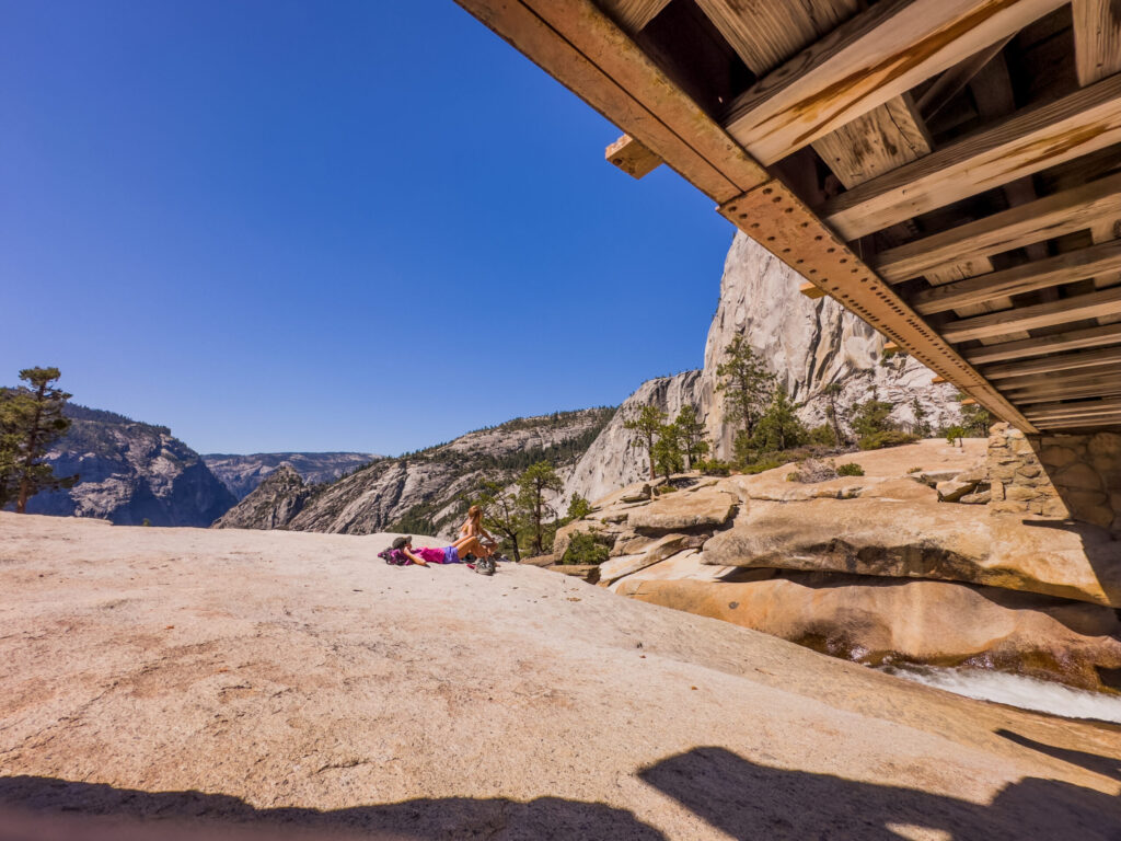 Carrie & Daughter atop Nevada Falls @ Yosemite National Park (2024)