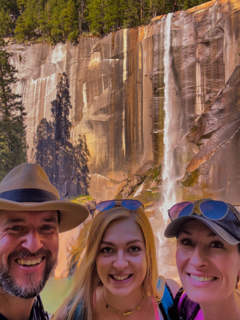 Trio next to Vernal Falls @ Yosemite National Park (2024)