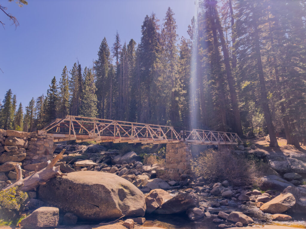 Illilouette Creek Bridge on Panorama Trail @ Yosemite National Park (2024)