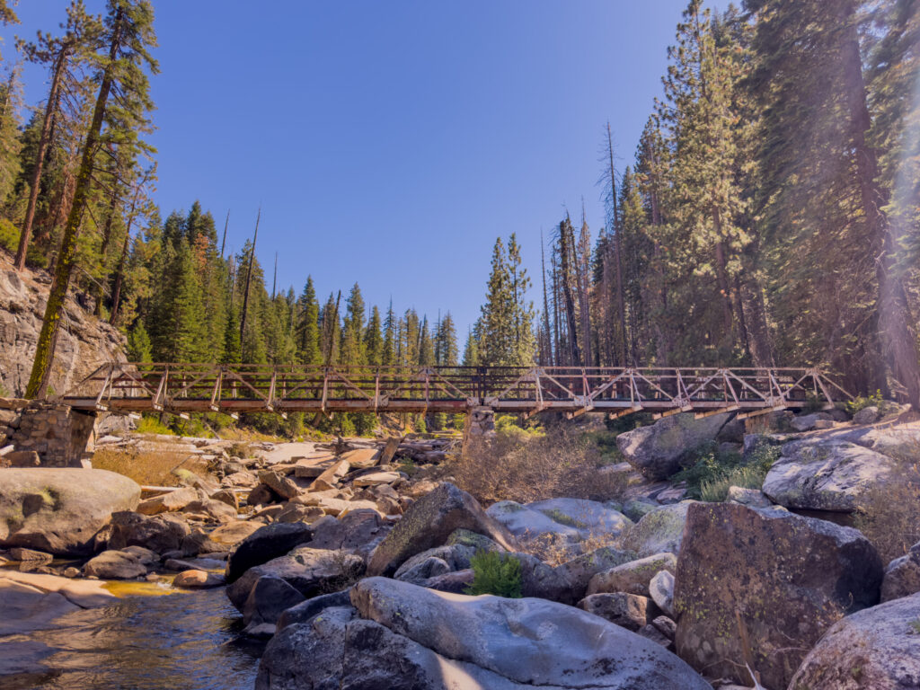 Illilouette Creek Bridge on Panorama Trail @ Yosemite National Park (2024)