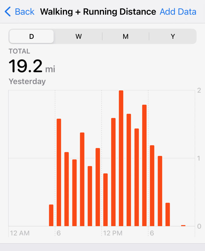 Miles for Half Dome Hike (2021)