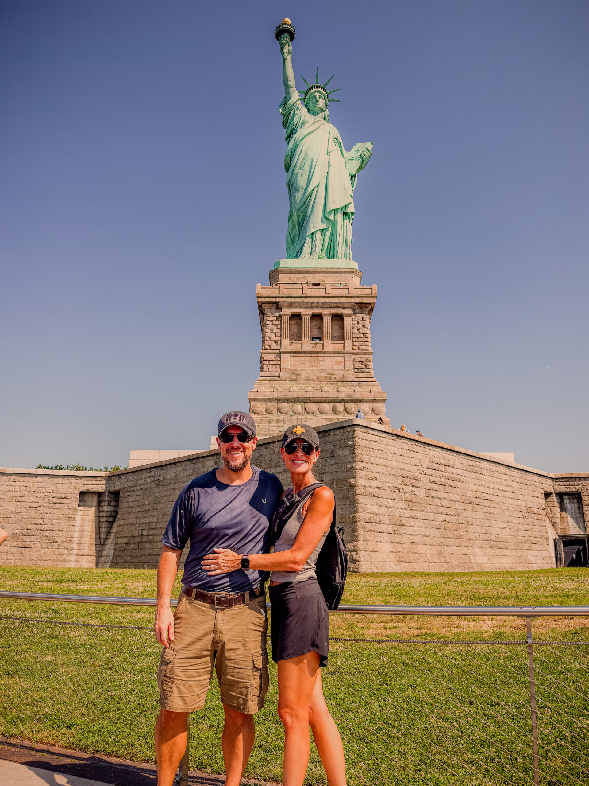 Lance & Carrie in front of The Statue of Liberty (2026)