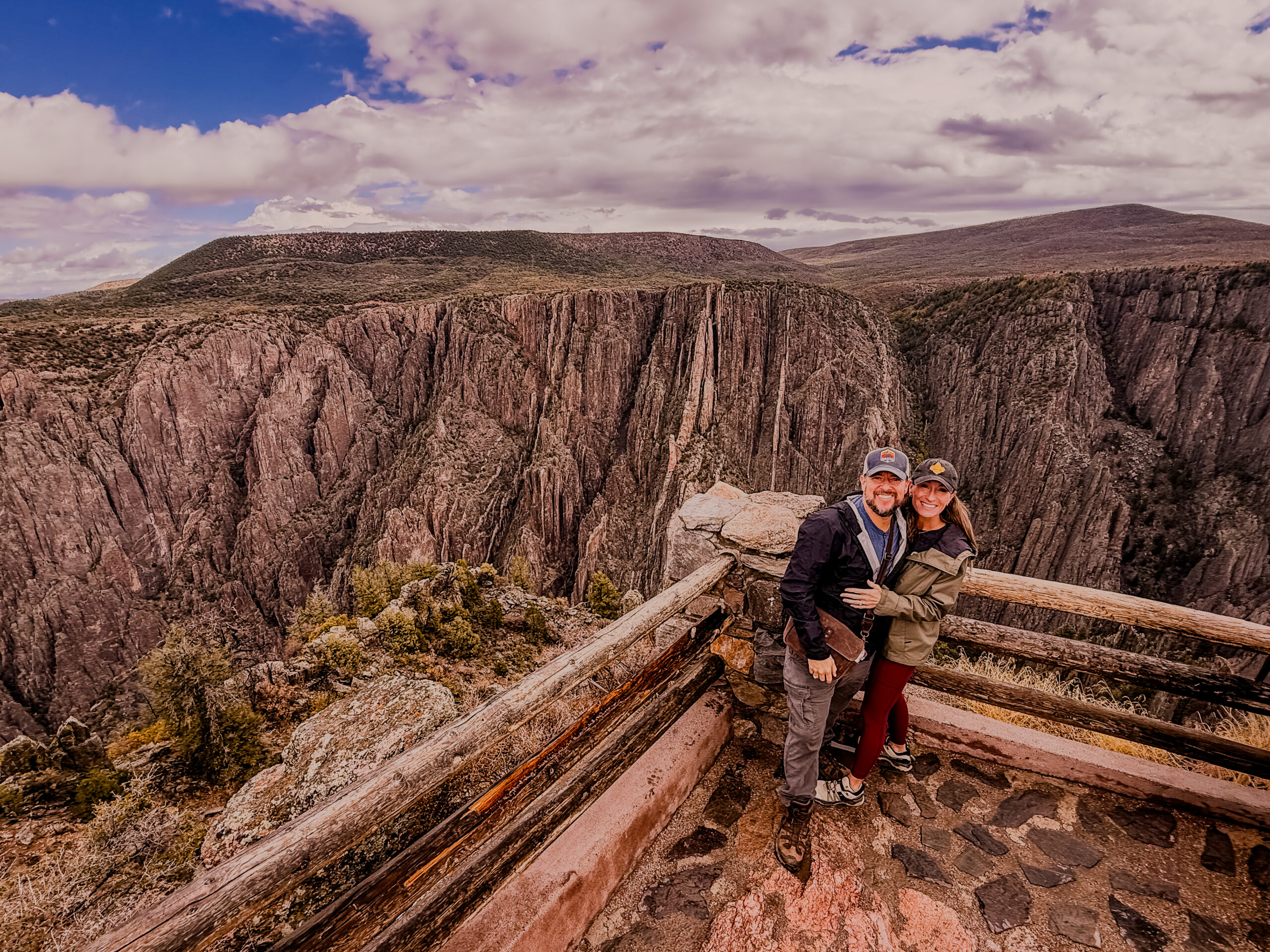 Lance & Carrie at South Rim Overlook — Black Canyon of the Gunnison National Park, Colorado (2026)
