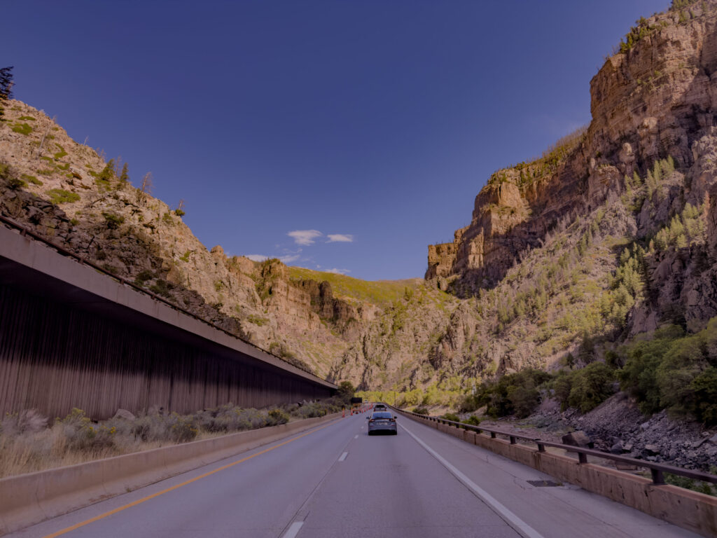 Tiered I-70 Viaduct along the Colorado River — Glenwood Canyon, Colorado (2026)