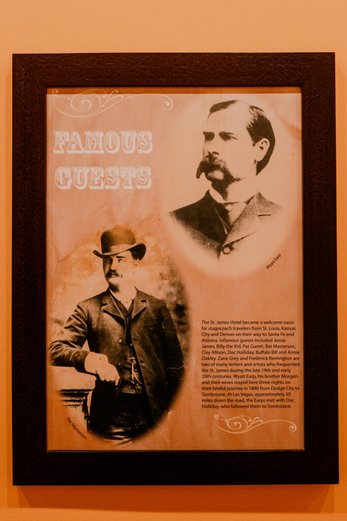 Famous Guests Historical Archive Display — Cimarron, New Mexico (2026)
