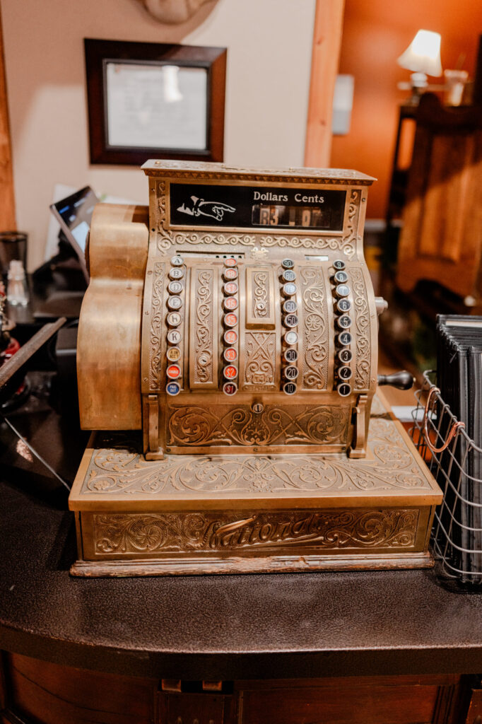 Antique Brass National Cash Register — Cimarron, New Mexico (2026)