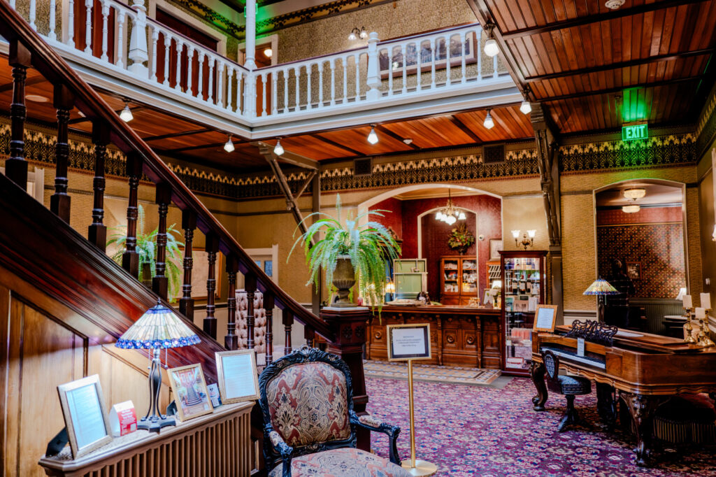 Lobby Grand Piano & Reception Desk — Ouray, Colorado (2026)