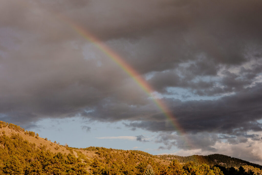 Ute Pass Clearing Storm & Rainbow — Green Mountain Falls, Colorado (2026)